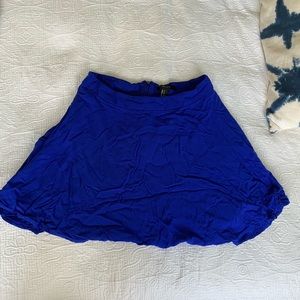 Royal blue mini skirt small